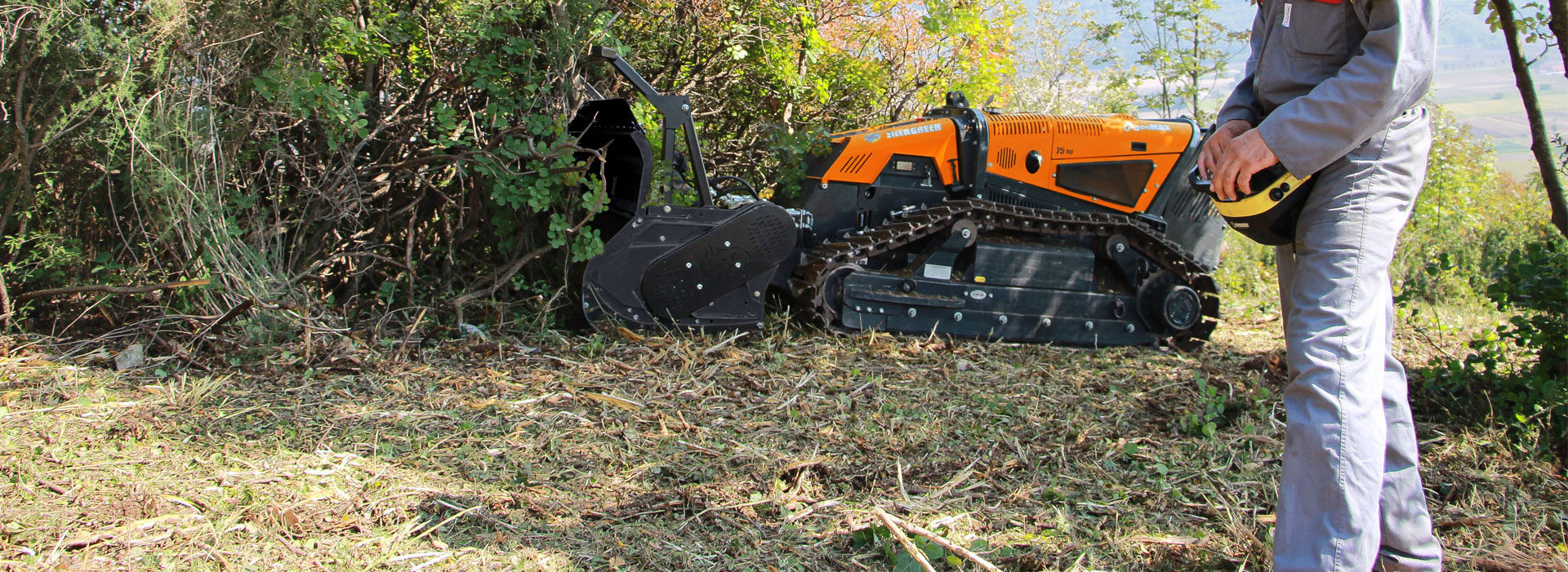 Energreen RoboMAX Remote Controlled Forestry Mulcher for Sale