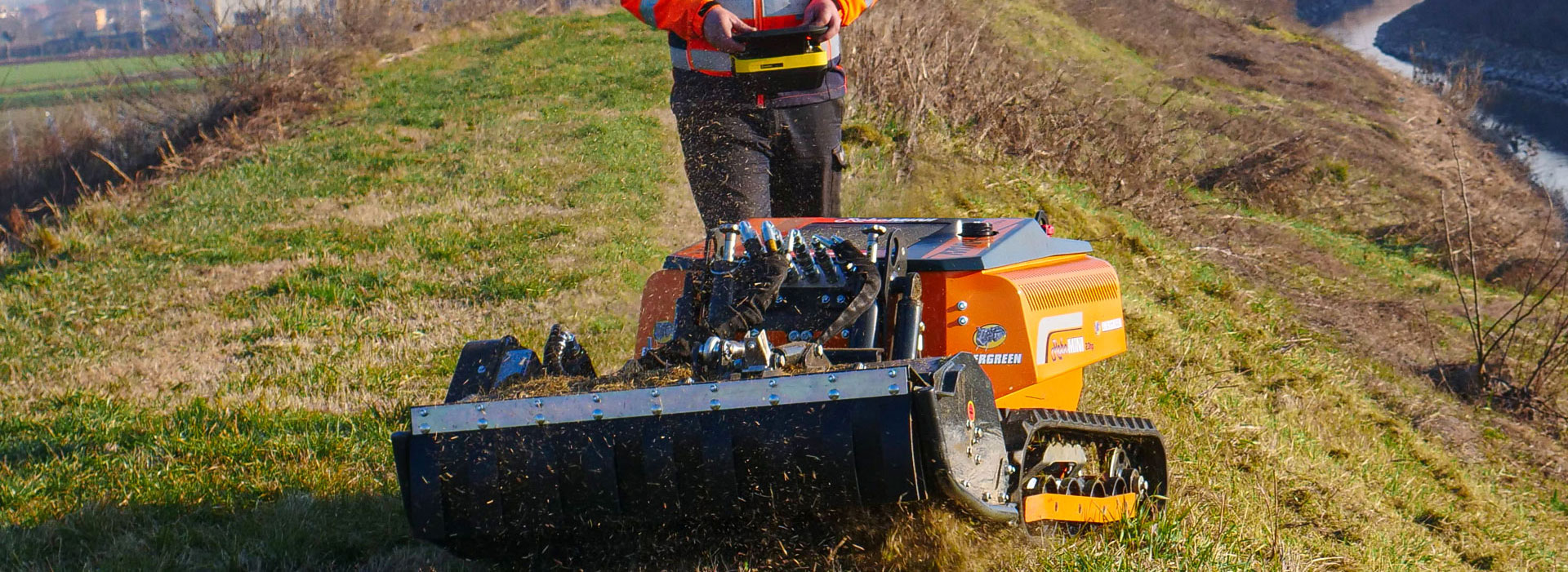 Energreen RoboMini Remote Controlled Compact Mower