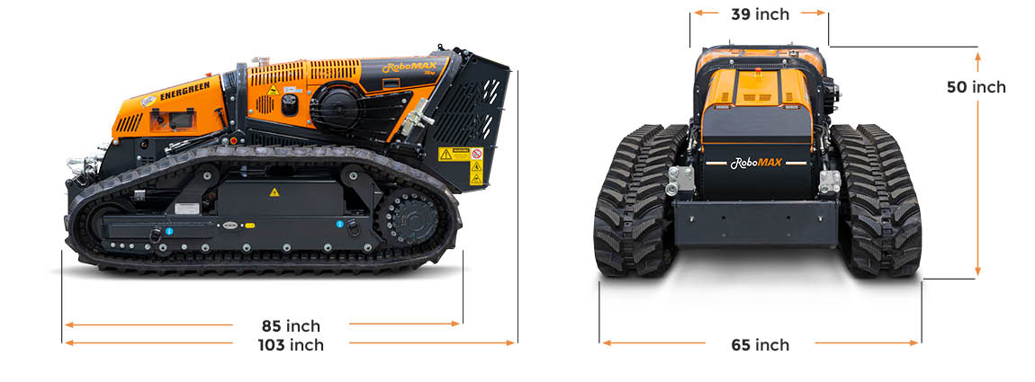 Energreen RoboMAX Dimensions