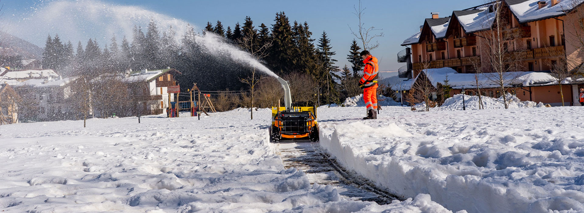 Energreen RoboMini Snow Blower Attachment